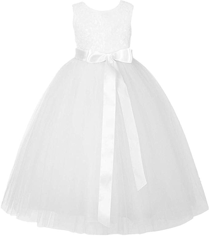 big girls black and white dress