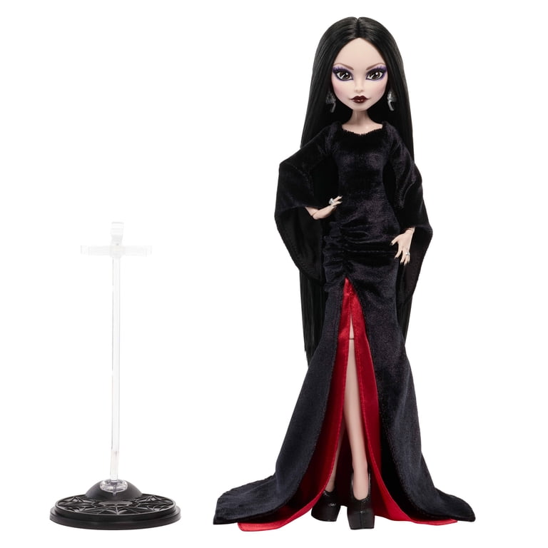 Monster High x Wednesday Collectible Doll, Morticia Addams in