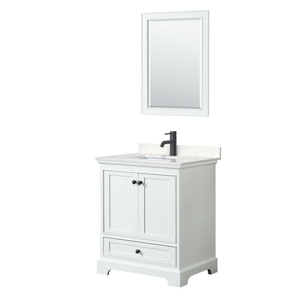 Wyndham Collection Wcs202030s-Vca-M24 Deborah 30" Free Standing Single Basin Vanity Set -