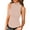 05 Apricot Pink, variant on Womens Tank Top Summer Sleeveless Shirts Sexy High Neck Casual Basic Ribbed Fitted