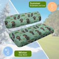 thumbnail image 6 of Yuyamidu Funny Dachshund Golf Cart Seat Covers for Women Men Green Golf Cart Seat Cushion with Elastic Edges, Fits Most Club Car Great Gifts for Dog Loving Golfers, 6 of 8