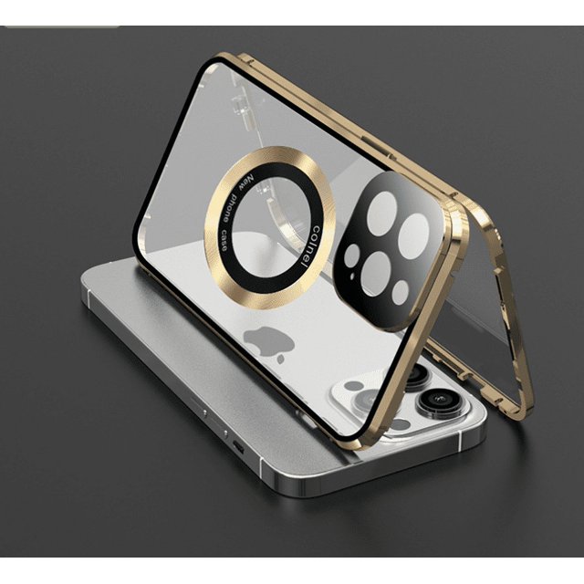 Étui de Téléphone pour Iphone 14 15 plus pro max Magsafe Double Face Antidéflagrant