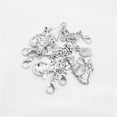 thumbnail image 3 of 20Pcs Christmas Metal Charms with Lobster Clasp Antique Silver Color Clip-on Pendant for Bag Key Shoe Hanging Decor, Jewelry DIY Supplies, 3 of 8