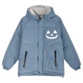 thumbnail image 6 of Odeerbi Teen Boys Girls Hooded Puffer Jacket Halloween Pumpkin Winter Coats Thermal Padded Coat Down Jacket Warm Clothes 5-16 Years Kids Long Sleeve Outerwear Heavy Coat Blue, 6 of 8