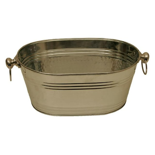 Wald Imports 3636 14 in. Polished Silver Beverage Oval Bucket