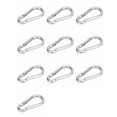 thumbnail image 2 of Spring Snap Hook Carabiner, Spring Snap Hooks DIY Accessories 54kgs / 119lbs Load-bearing Capacity Stainless Steel For Fitness Hammock For Swing Camping Hiking ANGGREK Otros, 2 of 8