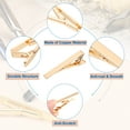 thumbnail image 3 of 3 Piezas de Clips de Corbata Delgados para Hombres, Clips de Corbata de Cobre para Traje para Padre, Esposo, Amante (Oro/Plata/Negro, Brillante), 3 of 6