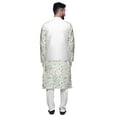 thumbnail image 3 of Atasi Ethnic Dupion Silk Mens Kurta Pyajama Set With Nehru Jacket For Mens Wear, 3 of 3