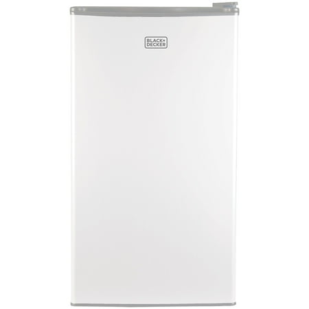 BLACK+DECKER 3.2 Cu Ft Mini Fridge with Freezer BCRK32W,