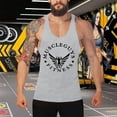 thumbnail image 2 of RATTOYY Mens Tank Top Beach Workout Stringer Fitness Performance Muscle Gym Training Bodybuilding Outdoor Basic Versatile Sleeveless Tops, 2 of 5