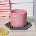 thumbnail image 3 of Almohadilla para tazas Jadeshay 4 Uds. TPR Gris Tipo hexagonal, 3 of 8