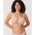 thumbnail image 4 of Sostén DELMIRA Cosnufy Balconette de Malla Transparente sin Relleno Beige 40D, 4 of 5