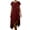 Wine, variant on Rollbacks & More Viikei 2025 Summer Essential Short Sleeve Crew Neck Dress-Lightweight Daywear,Fashion Women Casual Short Sleeve Solid Ladies Loose Mini Dress