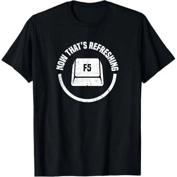 New Limited Computer Funny Refresh Keyboard Design Best Gift, dea T-Shirt