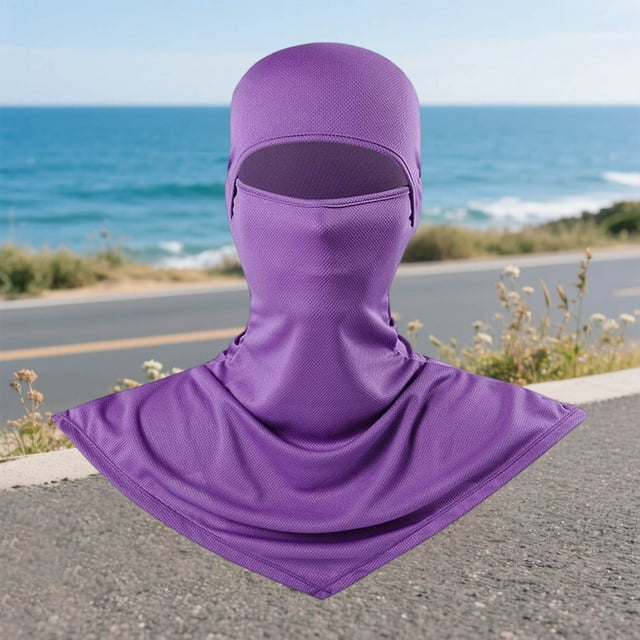 Sun Protective Scarf Lightweight Breathable Mesh Head Wrap for Outdoor Activities Daily Use Comfortable Stretchy Design for Men Women