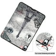 thumbnail image 6 of ELEHOLD Folding Case For Apple iPad 11th(A16) 2025/10th 2022, PU Leather Case Stylish Pattern Kickstand Magnetic Auto Wake/Sleep Folio Slim Shockproof Case Cover,N, 6 of 6