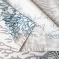 thumbnail image 5 of Ocean Beach Kitchen Curtains Nautical Coastal Starfish Seashell Small Window Treatment Underwater Cafe Short Window Curtains for Bathroom Dining Room Blue Sea Treatment Drapes 27.5x39 inch, 5 of 6