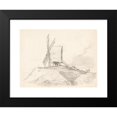 thumbnail image 2 of John Sell Cotman 18x14 Black Modern Framed Museum Art Print Titled - Eye Mill in Suffolk, 2 of 5
