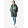 thumbnail image 4 of ellos Plus Size Zip Front Hooded Sherpa Jacket, 4 of 4