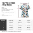 thumbnail image 5 of Naloa Block Dinosaur Print T-Shirts Short Sleeve V Neck Tees for Women Fashion Tops Trendy Lightweight Soft Casual Summer Outfits Clothes, 5 of 5