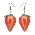 thumbnail image 2 of Fiudx Pendientes En Fruta, Collegiate Sand En Aleación Acrílica, Joyería Ligera En Verano, Accesorios Novedos para Damas, para Uso Diario, Idea de Regalo Perfecto, Diseño Artesanal., 2 of 4