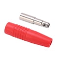thumbnail image 2 of 4mm Female Banana Plug Pure Copper Nickel Plated Bullet Banana Connectors for Electronic Test AccessoriesRed, 2 of 5