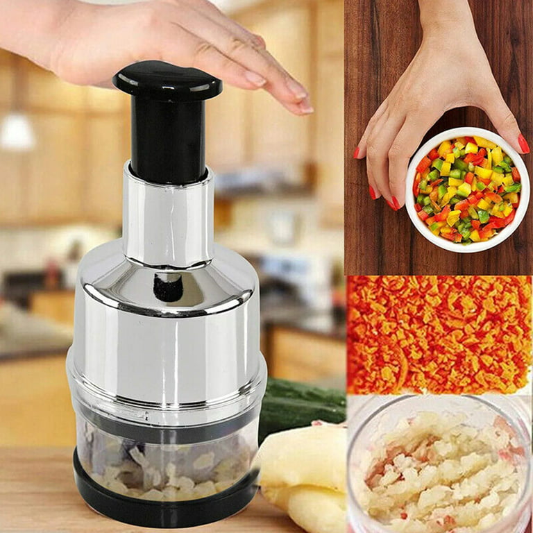 Manual Push Chopper for Kitchen Vegetables & Fruits | Multipurpose Hand  Press