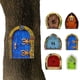 thumbnail image 2 of Juego de 6 minipuertas de jardín de hadas ANGGREK Kit de artesanía de puerta de hadas de madera, 2 of 8