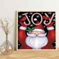 thumbnail image 3 of Cuadros Decorativos Cuadro de pared con diamantes de imitación redondos de Navidad para pintar con diamantes Tmvgtek embutido en tela, 3 of 8