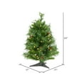 thumbnail image 3 of Vickerman 2' Cheyenne Pine Artificial Christmas Tree, Warm White Dura-Lit® LED Lights, 3 of 4