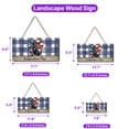 thumbnail image 5 of Patriotic Cane Corso 4th of July Independence Paws Landscape Wood Sign Italian Mastiff Dog Lover Gifts Idea Hanging Wall Home Decor - 02010, 5 of 5