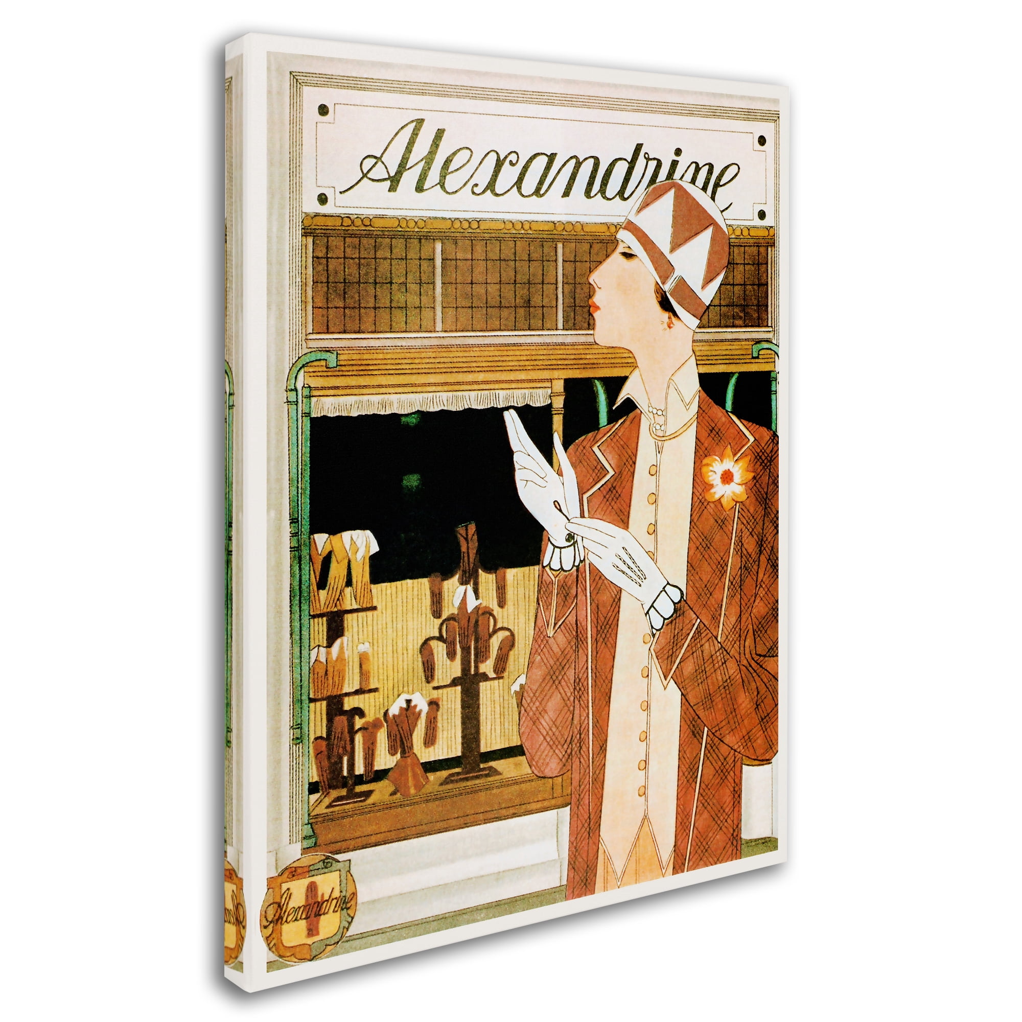 Trademark Fine Art 'Alexandrine Gloves' Canvas Art by Vintage Lavoie