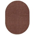 thumbnail image 1 of Broadway Collection Pet Friendly Indoor Outdoor Area Rug Rust - 8' x 10' Oval, 1 of 5