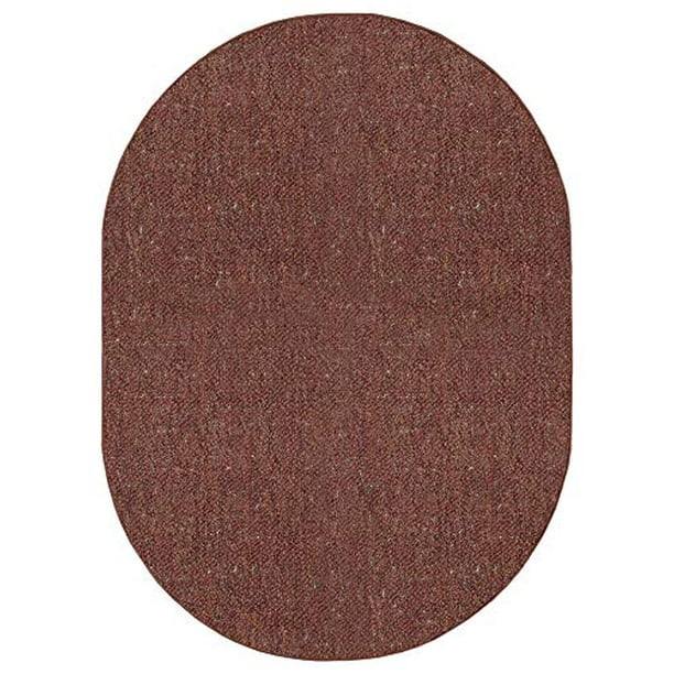 Broadway Collection Pet Friendly Indoor Outdoor Area Rug Rust 8' x 10