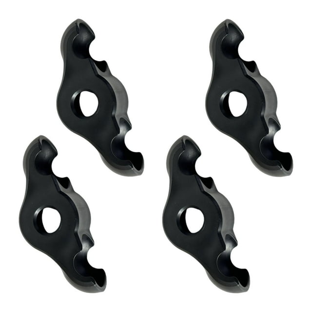 4 adaptadores de pedal para bicicleta de interior, entrenador de resistencia portátil. Sin bolas