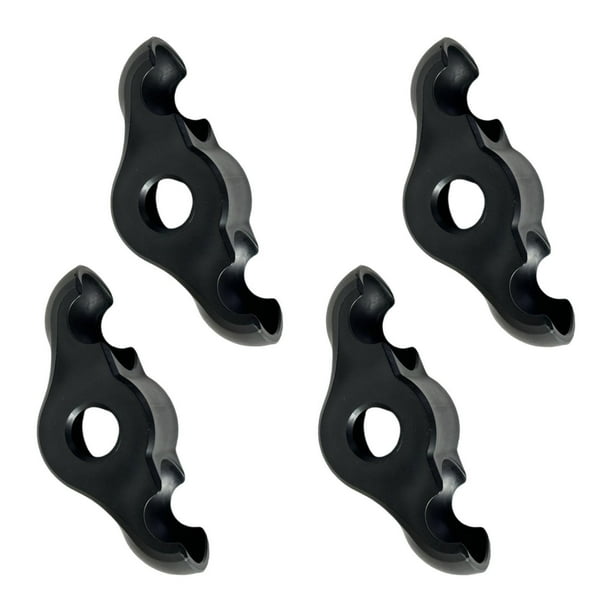 4 adaptadores de pies basculantes a presión para ciclismo indoor, entrenador de resistencia para bicicleta, entrenamiento Sin bolas