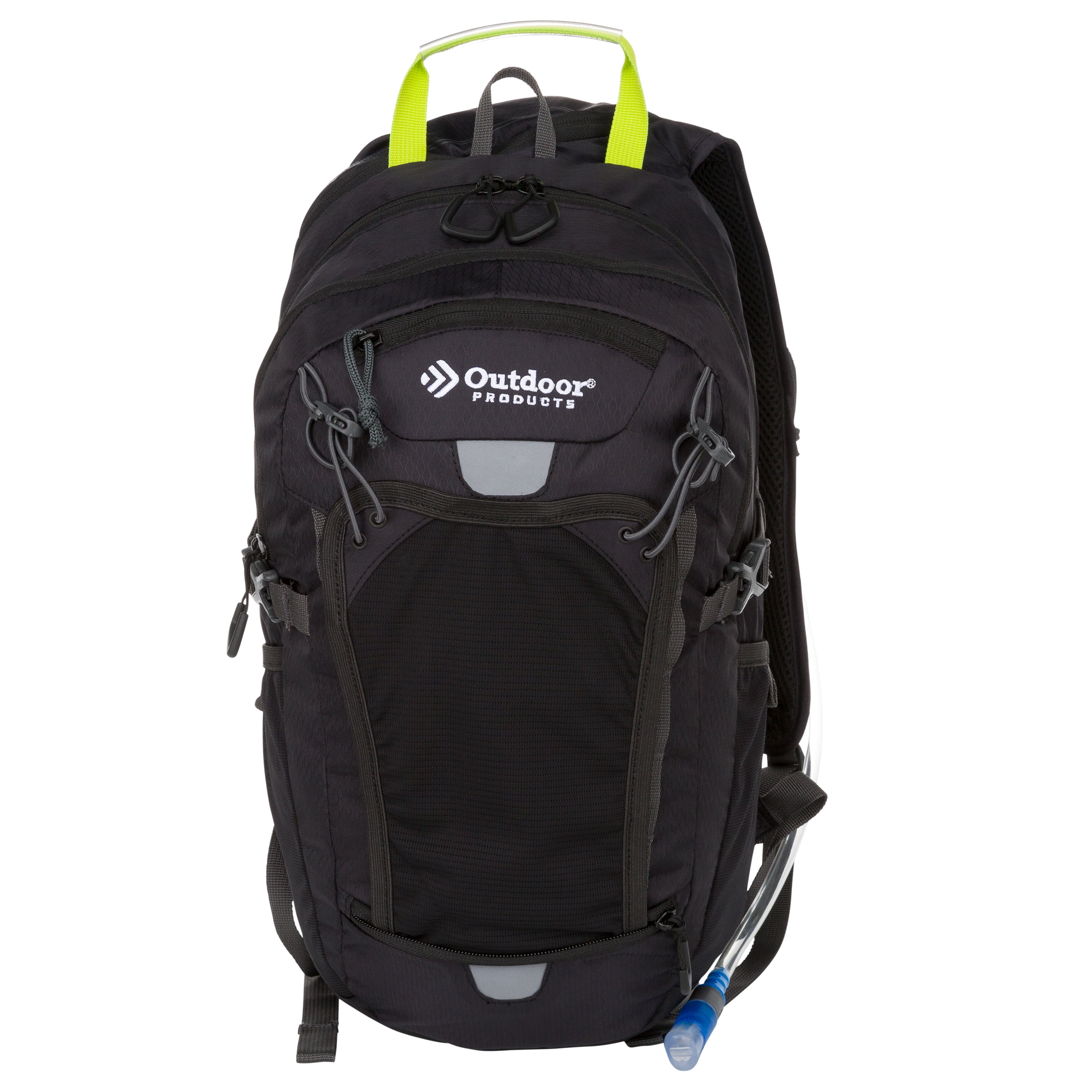 Outdoor Products Deluxe 17 L Hydration Backpack with 2 L Reservoir, Black, Unisex, Adult