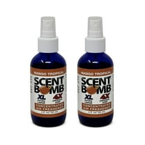 Scent Bomb Baby Powder Air Freshener 4 oz Spray 2-Pack, Long-Lasting Odor Eliminator for Home & Car, Effective Deodorizer Spray for Kitchen, Bathroom, Fresh Room Spray & Smell Neutralizer