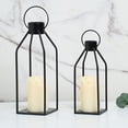 thumbnail image 3 of Metal Candle Lanterns Modern Farmhouse Lantern Decor For Indoor,Outdoor,Tabletop, 3 of 9