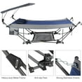 thumbnail image 2 of REDCAMP Portable Folding Hammock with Steel Stand, Foldable Hammock with Removable Canopy Pillow and Storage Net for Outdoor Yard Beach, 264lbs Capacity, 2 of 9