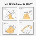 thumbnail image 4 of Blanket 70X100Cm [About 0.32 Catties], Velvet Blanket Bed Soft Blankets and Throws Size Queen Full Size Summer Lightweight Blanket for Bed Fleece Blanket Throw for Couch/Sofa/Recliner Decor (Color :, 4 of 7