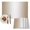 Biscotti Beige and White, variant on Beige White Ombre Placemats Set of 2, Modern Gradient Abstract Art Washable Wipeable Table Mats for Dining Tables, Indoor Outdoor Kitchen Place Mats for Holiday Party Table Decor