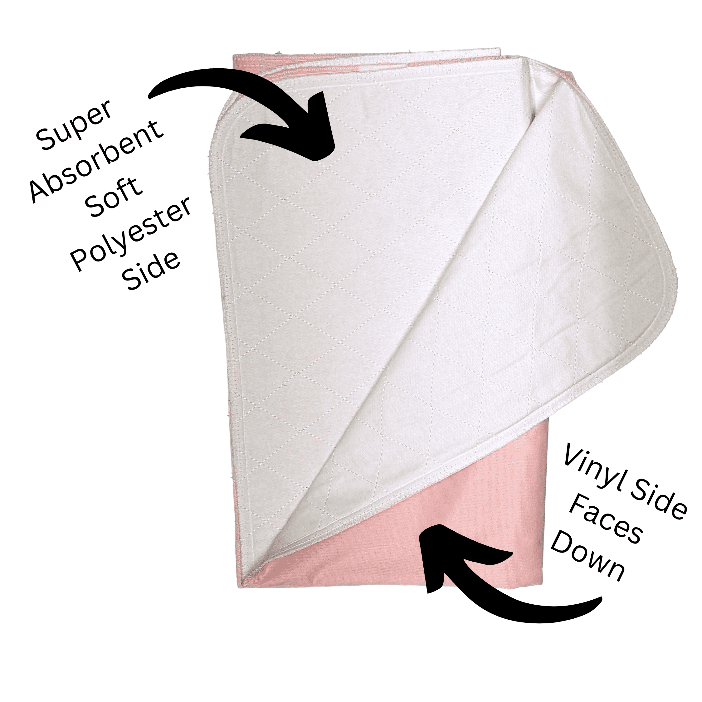 12 Pack Bed Pad Washable Incontinence Underpad - Absorbent Waterproof - Reusable Protection for Seniors Children 36 x 42 Pink