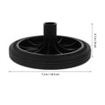 thumbnail image 2 of 2 Pcs Garbage Can Wheels Trash Can Wheels Garbage Can Replacement Wheels, 2 of 5