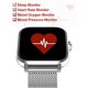 thumbnail image 3 of Reloj inteligente 2024 Yuxing con pantalla a color Android Bluetooth llamadas unisex silicona rosa, 3 of 5