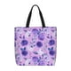 thumbnail image 1 of Fotbe Violet Bolsa Tote con Estampado para Mujer, Bolsos con Cremallera, Bolsa de Hombro Casual de Gran Capacidad con Bolsillos Internos, 1 of 6