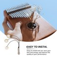 thumbnail image 2 of Luxshiny 1pc Silver Kalimba Tail Nail Pickup Patch Thumb Piano Accessory For Easy Installation Enhanced Sound, 2 of 8