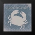 thumbnail image 2 of Gibbons, Lauren 12x12 Black Modern Framed Museum Art Print Titled - Stone Crab Definition, 2 of 5