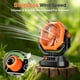 thumbnail image 4 of Ventilador de camping AJVV con doble motor, batería, luz LED de 20000 mAh, 4 of 8