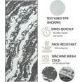 thumbnail image 6 of Chesapeake Marble Micro Knitted Bath Rug - 24"X40" - Grey, 6 of 6